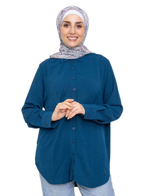 Dark Emerald CY - Over Size Shirt - Khotwh
